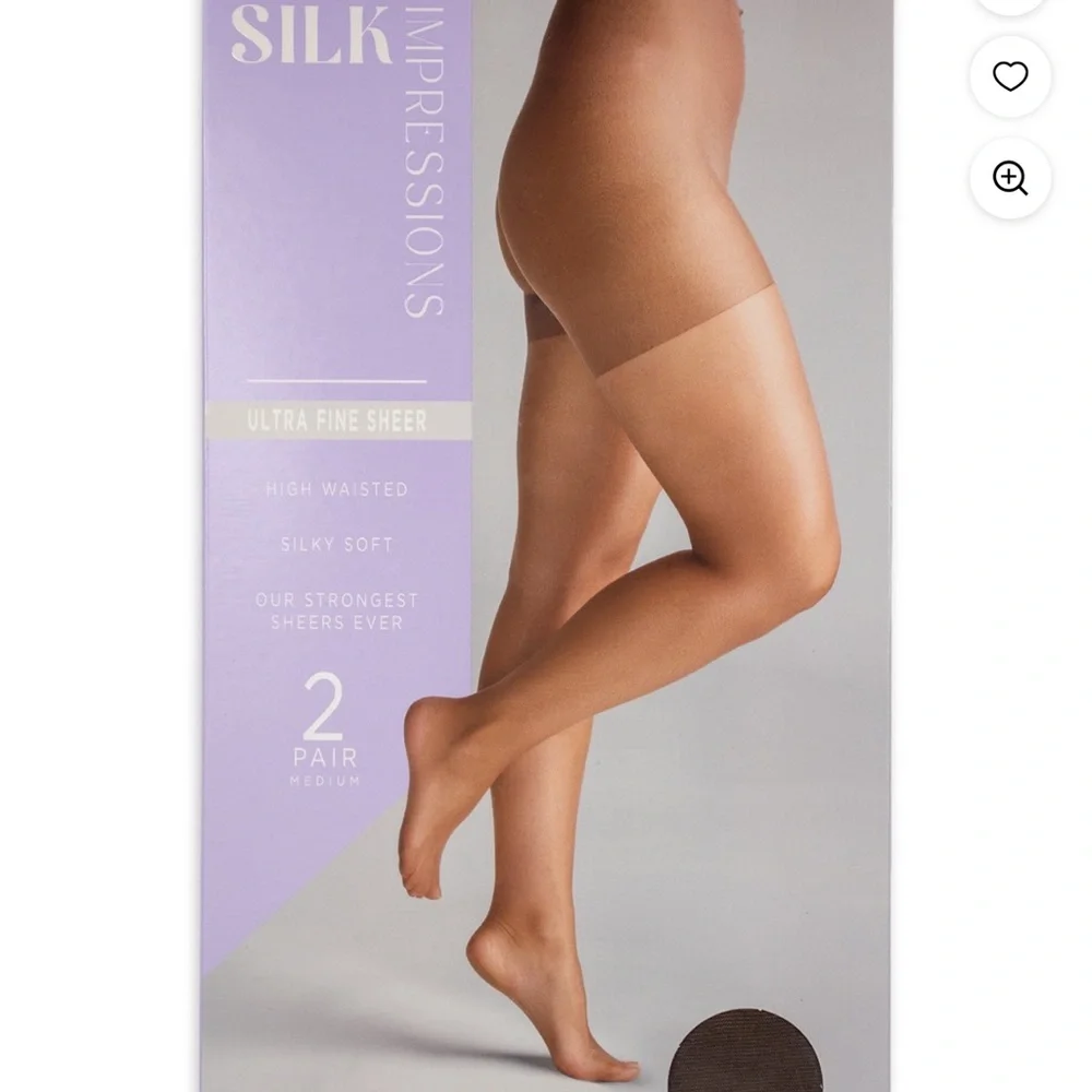 Silk Impressions Ultra Fine Sheer Pantyhose 15 denier cocoa - Picture 1 of 3